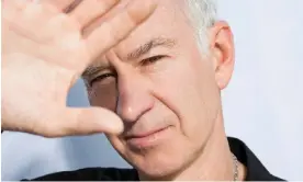  ?? Photograph: Sebastien Vincent/Contour by Getty Images ?? ‘Jesus Christ, can we move on?’ John McEnroe.