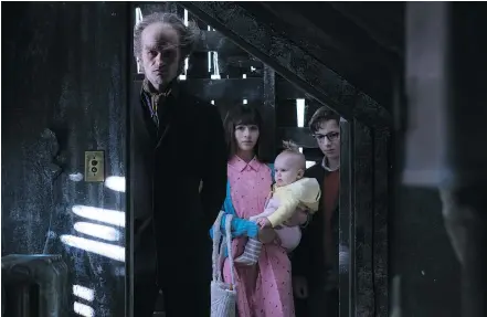  ??  ?? Neil Patrick Harris, left, stars in A Series of Unfortunat­e Events, which debuts Friday on Netflix.