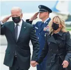  ?? MANUEL BALCE CENETA/AP ?? President Joe Biden and first lady Jill Biden honored and mourned the 13 U.S. troops killed in the suicide attack in Afghanista­n.