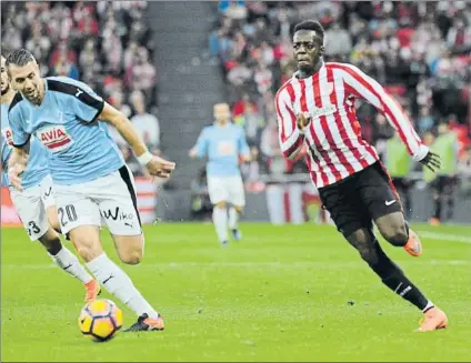  ?? FOTO: AIOL ?? Iñaki Williams El delantero bilbaíno marcó el tercer gol el pasado martes en el choque de la selección sub-21 ante Portugal