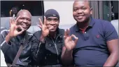  ??  ?? TEAM WORK: 031 Shisanyama is the new kid on the block. Zwakele Mncwango, Nkule Sithole and Thinta Cibane.