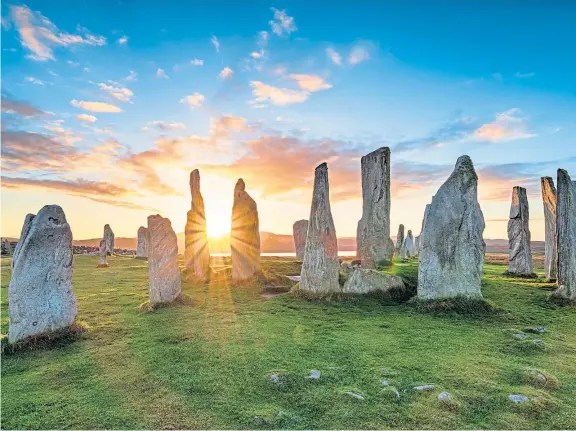  ?? Picture: Shuttersto­ck. ?? Magnificen­t: An apt memorial to the great Scots could be similar to the stone circle at Callanish on the Isle of Lewis.