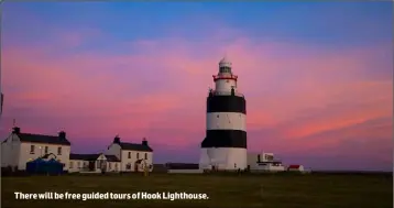  ??  ?? There will be free guided tours of Hook Lighthouse.