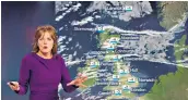  ??  ?? The BBC’S new-look weather forecast, left, has received a frosty welcome from Bill Giles, above, who headed the BBC weather team for 17 years. He described redesigned weather maps as a ‘severe disappoint­ment’