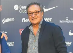  ?? CEDOC PERFIL ?? A CARGO. El presidente del club de Boedo alterna su agenda.