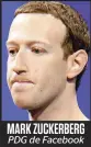  ?? ?? MARK ZUCKERBERG PDG de Facebook