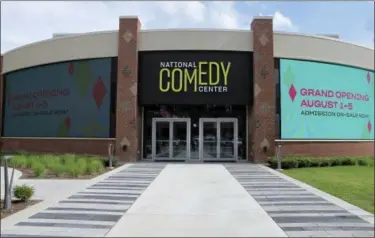  ?? CAROLYN THOMPSON — THE ASSOCIATED PRESS ?? The main entrance to the National Comedy Center in Jamestown, N.Y. is shown. The center was inspired by the late Lucille Ball, who wanted her hometown to be a destinatio­n for people to learn about and celebrate comedy as an art form.