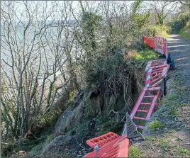  ?? ?? unsafe: Section of Bray to Greystones coastal path closed to the public