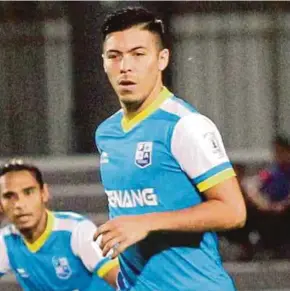  ??  ?? Penang’s new player Sergio Aguero.