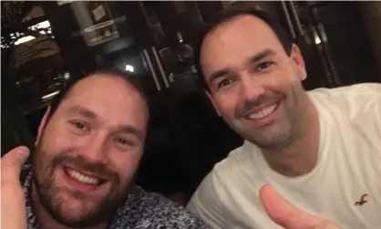  ??  ?? Tyson Fury credited Daniel Kinahan (right) with arranging a fight against Anthony Joshua.