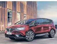  ??  ?? Der neue Renault Espace punktet in der Van-Klasse mit schicker Optik, gediegener Ausstattun­g und viel Platz im Inneren.