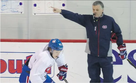  ?? ALLEN McINNIS/FILES ?? The Canadiens are sure to miss the knowledge, experience and optimistic attitude of assistant coach Clément Jodoin, who has decided to pursue other opportunit­ies.