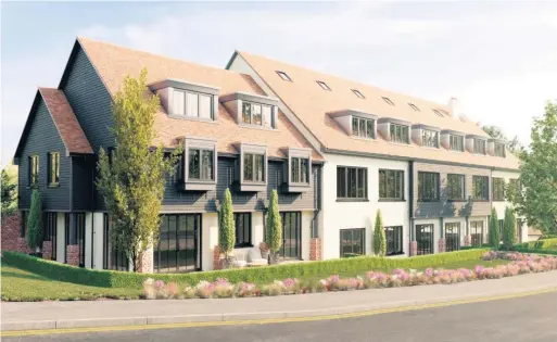  ??  ?? New build: An artist’s impression of Farleigh Property’s Mulberry Court developmen­t in Malone area of Belfast