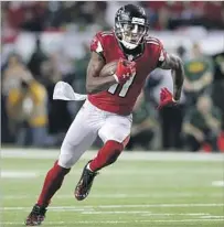  ?? Rob Carr Getty Images ?? WIDE RECEIVER Julio Jones is part of a potent Falcons offense that has proven to be nearly impossible to stop.