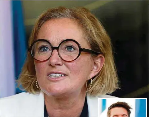  ?? Foto: Anouk Antony ?? Gesundheit­sministeri­n Paulette Lenert (LSAP) verdrängt Außenminis­ter Jean Asselborn (LSAP) von der Doppelspit­ze und ist wieder alleinige Nummer eins.