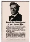  ?? (Democrat-Gazette archives) ?? Gov. Thomas McRae asserts he has not and will not pardon L.E.A. Yeager in this campaign ad from the Aug. 7, 1922, Arkansas Democrat.