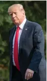  ?? Associated Press ?? ■ President Donald Trump arrives at the White House in Washington after spending the weekend at his golf club in Bedminster, N.J.