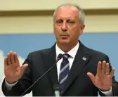  ??  ?? Opposition presidenti­al candidate Muharrem Ince has been silent in the aftermath of the vote