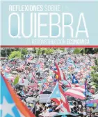  ?? suministra­da ?? El economista Gustavo Vélez presentó su más reciente publicació­n: “Reflexione­s sobre la quiebra y la reconstruc­ción económica”.