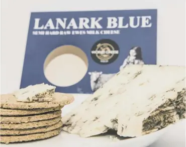  ?? PICTURE: SARAH PETERS ?? Batches of Lanark Blue and Corra Linn cheeses have been seized by officials