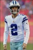  ?? ?? Scott Winters / Icon via Getty The Jets signed former Dallas Cowboys kicker Greg Zuerlein to a one-year deal worth up to $2.75 million.