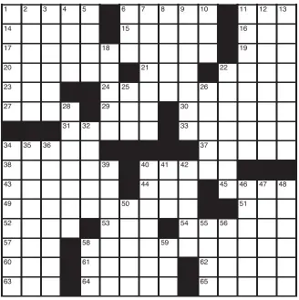  ?? ?? Solutions to both crosswords will appear in Sunday’s paper.