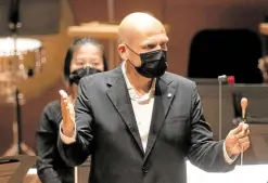  ??  ?? FADING OUT Music director Jaap van Zweden will be leaving the Phil after the 2023-24 season after finding ‘freedom’ during the pandemic.