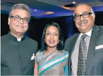  ??  ?? Raj Kothari, managing partner, PriceWater­houseCoope­rs LLP,
with Shaila Kothari and Imtiaz Syed.