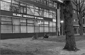  ??  ?? De Europe Islamic University of Applied Sciences (EIUAS) in Rotterdam.
(Foto: NU)