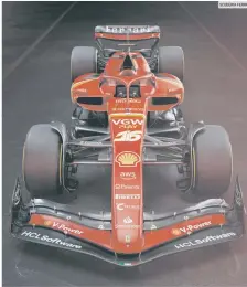  ?? SCUDERIA FERRARI ?? PREPARADO. De acuerdo con lo expresado por Carlos Sainz y Charles Leclerc, el SF-24 es un coche más manejable y que puede presentar un ritmo de carrera más constante.