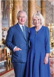  ?? ?? King Charles and Queen Camilla of Britian.