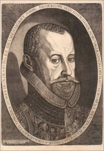  ?? ?? Melchior Lorck, "Portrait of Sultan Suleiman the Magnificen­t", 1562. Foto: SMK
Melchior Lorck: "King Frederik II", 1582. Foto: SMK