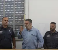  ?? (Olivier Fitoussi/Pool) ?? DISGRACED FORMER minister Gonen Segev appears in Jerusalem District Court yesterday.