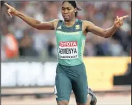  ?? Isithombe: BACKPAGEPI­X ?? UMGIJIMI waseNingiz­imu Afrika uCaster Semenya ngesikhath­i ewina ku-800m wabesifaza­ne eLondon kumaIAAF World Championsh­ips ngeSonto ebusuku