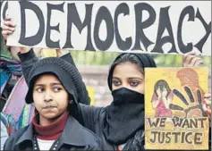  ?? HINDUSTAN TIMES ?? Protests against the December 16 gang rape in Delhi in January 2013