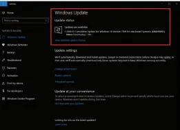  ??  ?? Where to update Windows 10.