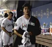  ?? LYNNE SLADKY/AP ?? Marlins starting pitcher Wei-Yin Chen received an injection this week to promote healing in his injured elbow.