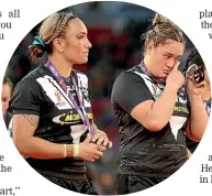  ?? GETTY IMAGES ?? The Kiwi Ferns were no match for the Jillaroos in the one-sided Rugby League World Cup final at Old Trafford in Manchester, England.