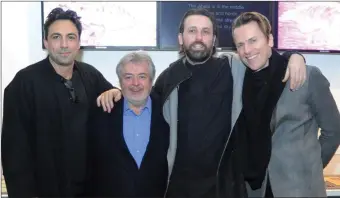  ??  ?? ABOVE: Paris Kain, Bill Whelan, Patrick Brendan O’Neill and Don O’Neill at the recent MoMA screening in NYC.