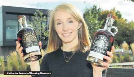  ??  ?? &gt; Katherine Jenner of Burning Barn rum