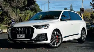  ?? PHOTOS: NILE BIJOUX/STUFF ?? The SQ7 got a facelift late last year, making it more handsome than ever.