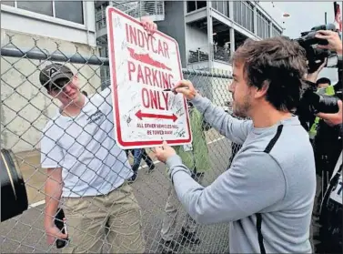  ??  ?? ATRACCIÓN. Alonso fue el gran atractivo de la prueba de Alabama en la Indy Car.