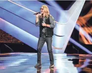  ?? PROVIDED BY CASEY DURKIN/NBC ?? Ross Clayton participat­es in the blind auditions on “The Voice” Season 23.