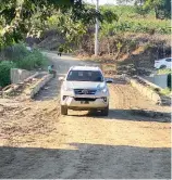  ?? RICARDO FLETE ?? Reclaman reconstrui­r carreteras en comunidade­s de La Vega.