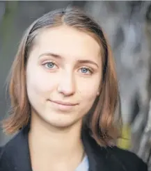  ??  ?? Stella Fish, a 17-year-old student at Epsom Girls Grammar School, was an organiser of the Auckland School Strike 4 Climate protest.