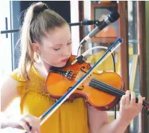  ?? CONTRIBUTE­D ?? Scottish fiddler Amelia Parker will be performing as part of the Feast of Saint Andrew’s celebratio­ns this year.