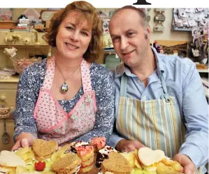  ??  ?? Boiling point: Kerry Radley, left, and Martin Nudd with wife Judith