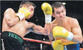  ??  ?? Morales-Barrera se enfrentaro­n tres veces en un ring