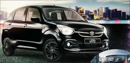  ?? ?? One of the standout features of the Vitz is its attractive pricing, with the base model starting at R189 900.