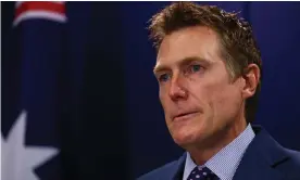  ??  ?? Australian attorney general Christian Porter publicly confirmed he is the cabinet minister named in a historical rape allegation from 1988. He denied the allegation on Wednesday. Photograph: Paul Kane/Getty Images